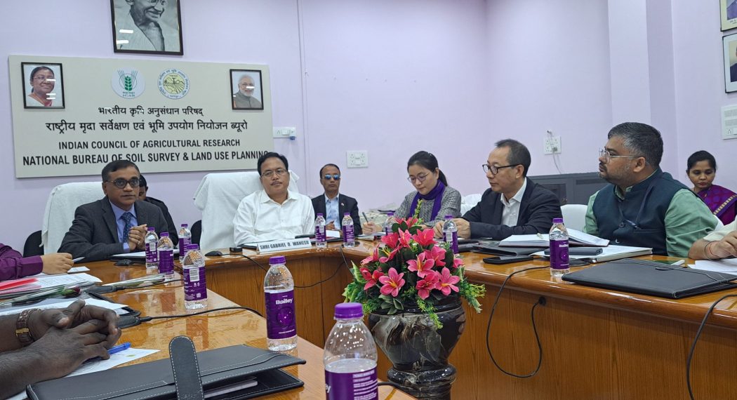 Hon’ble Sh Gabriel D Wangsu Minister for Agriculture, Arunachal Pradesh visits ICAR-NBSS&LUP on 25th November, 2024.