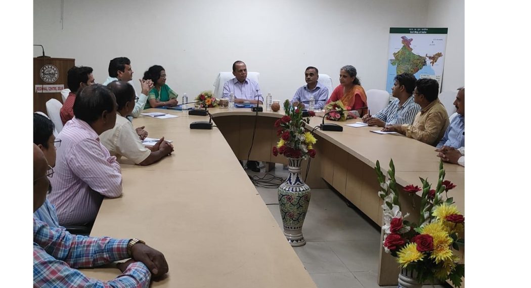 Hon’ble DDG (NRM) Dr. SK Chaudhari visited  ICAR-NBSS&LUP, Regional Centre, Delhi
on 18.07.2023.