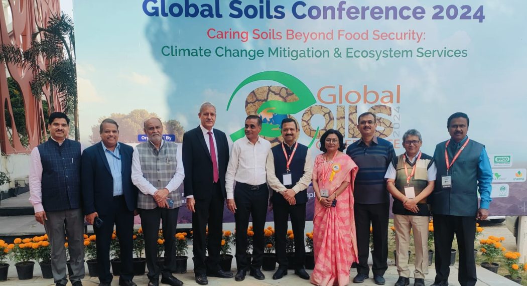 "Global Soils Conference 2024" held at NASC Complex, New Delhi from 19-22 November 2024.