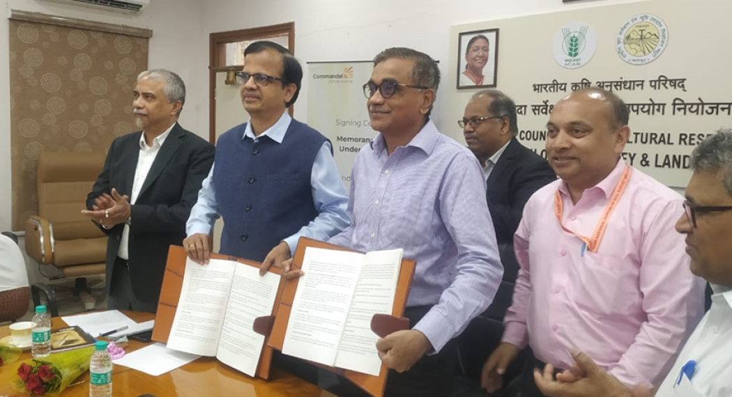 ICAR-NBSS&LUP Signs MoU with Coromandel International to develop soil test based nutrient advisory for farmers of Maharashtra