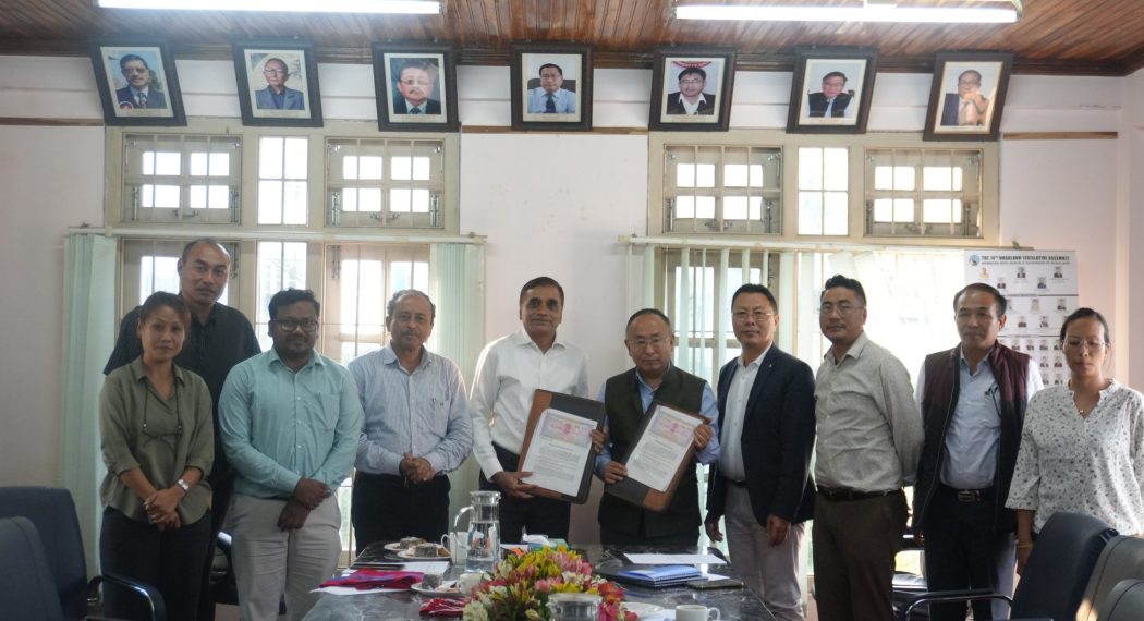 MoU signed between SLNA, PMKSY-WDC & Department of Land Resources, Nagaland and ICAR- NBSS&LUP, Nagpur.